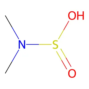 Dimethylsulfuramidous acid structure