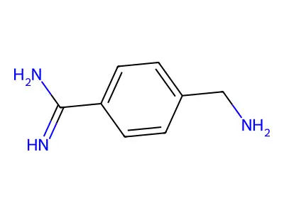 4-Aminomethyl benzamidine dihydrochloride structure