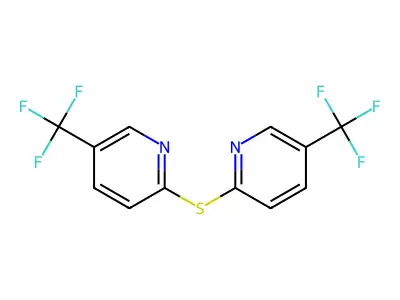 Bis(5-(trifluoromethyl)pyridin-2-yl)sulfane structure