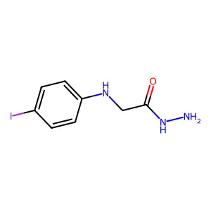 2-[(4-Iodophenyl)amino]acetohydrazide structure