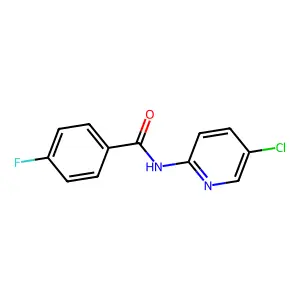 N-(5-chloropyridin-2-yl)-4-fluorobenzamide structure