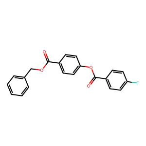 4-[(Benzyloxy)carbonyl]phenyl 4-fluorobenzoate structure