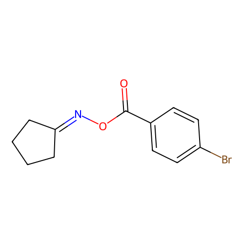(Cyclopentylideneamino) 4-bromobenzoate structure