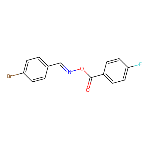 [(4-Bromophenyl)methylideneamino] 4-fluorobenzoate structure