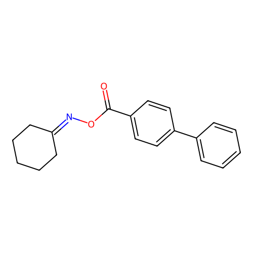 (Cyclohexylideneamino) 4-phenylbenzoate structure