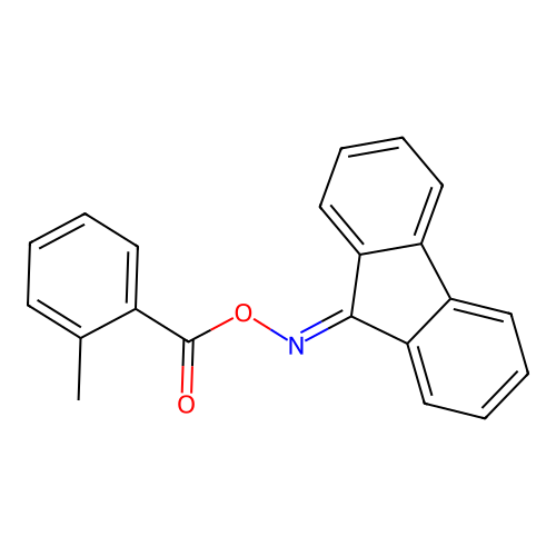 [(9H-fluoren-9-ylideneamino)oxy](2-methylphenyl)methanone structure