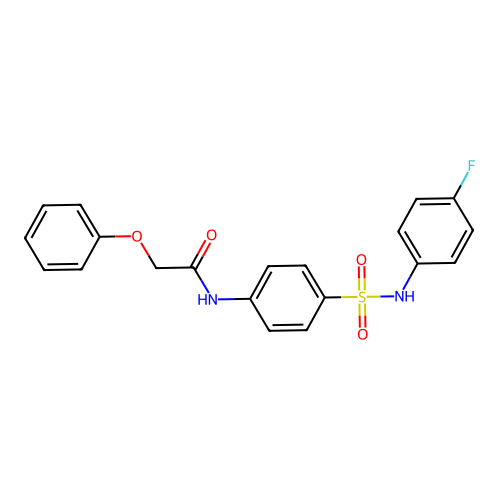 N-{4-[(4-fluorophenyl)sulfamoyl]phenyl}-2-phenoxyacetamide structure