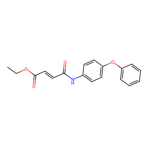 ethyl (2E)-3-[N-(4-phenoxyphenyl)carbamoyl]prop-2-enoate structure