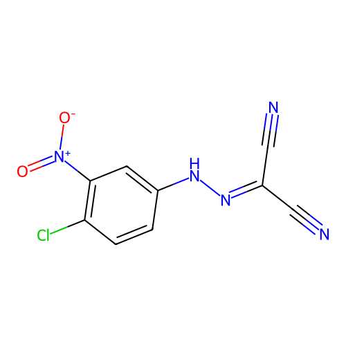 2-[(4-Chloro-3-nitrophenyl)hydrazinylidene]propanedinitrile structure