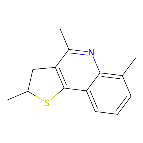 2,4,6-Trimethyl-2,3-dihydrothieno[3,2-c]quinoline structure
