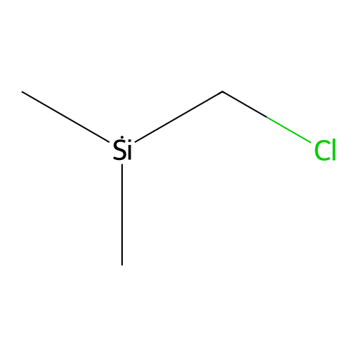 Silane, (chloromethyl)dimethyl- structure