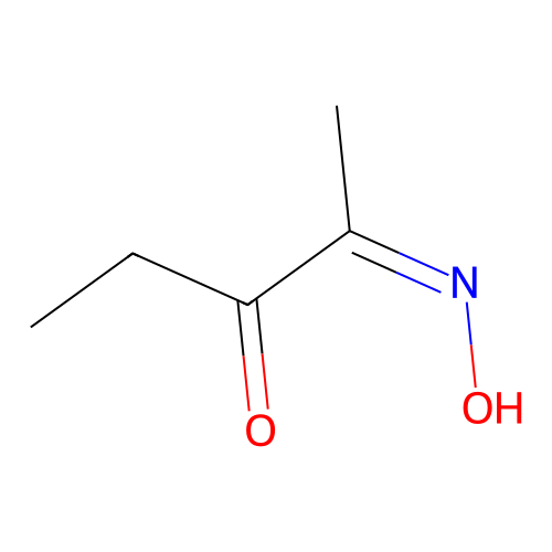 (2Z)-2-hydroxyiminopentan-3-one structure
