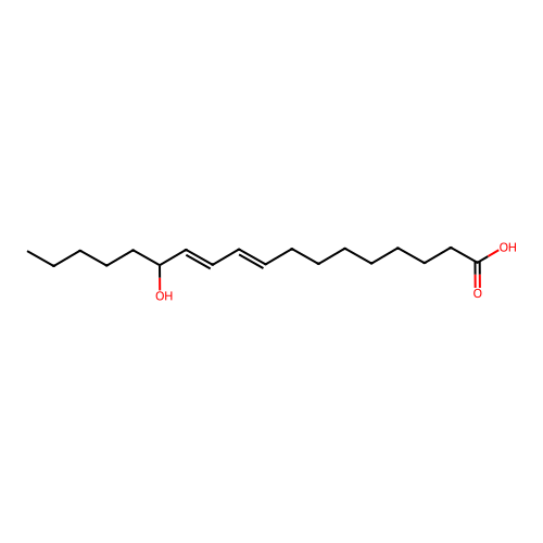 13-Hydroxy-9,11-Octadecadienoic Acid structure