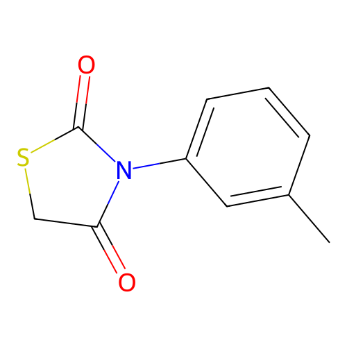 3-(3-Methylphenyl)-1,3-thiazolidine-2,4-dione structure