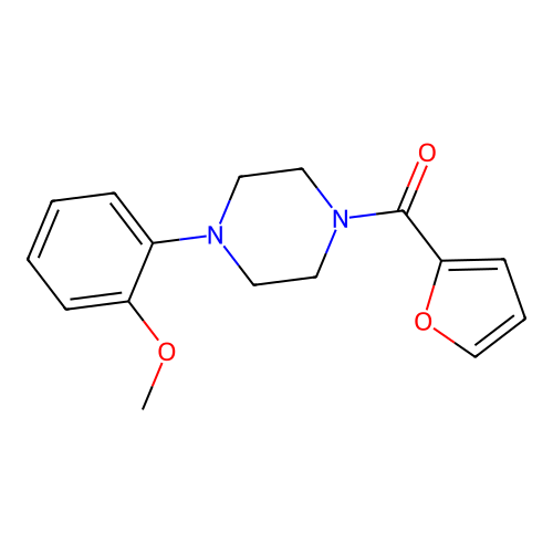 1-(2-Furoyl)-4-(2-methoxyphenyl)piperazine structure
