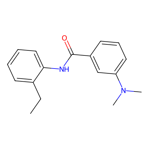 3-(dimethylamino)-N-(2-ethylphenyl)benzamide structure
