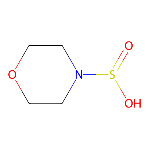 Morpholine-4-sulfinic Acid structure