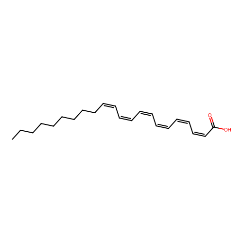Docosahexaenoic acid, (Z,Z,Z,Z,Z,Z)- structure