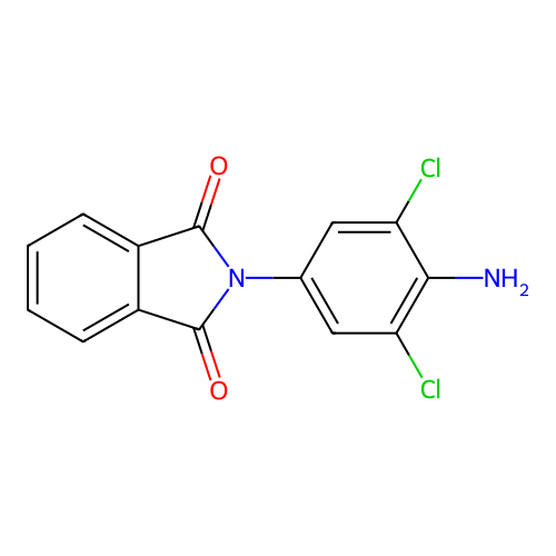 2-(4-amino-3,5-dichlorophenyl)-1H-isoindole-1,3(2H)-dione structure