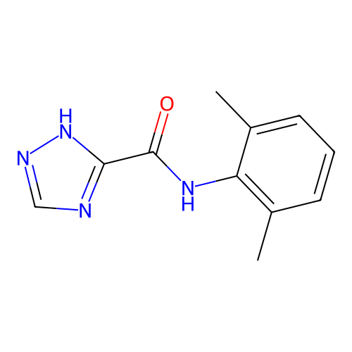 N-(2,6-dimethylphenyl)-1H-1,2,4-triazole-3-carboxamide structure