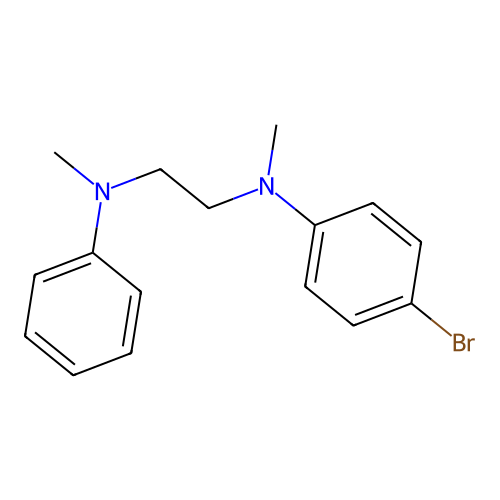 Ethylenediamine, N-(p-bromophenyl)-N,N'-dimethyl-N'-phenyl- structure