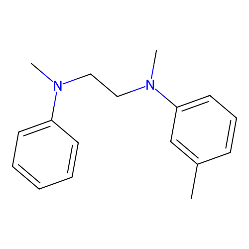 Ethylenediamine, N,N'-dimethyl-N-phenyl-N'-m-tolyl- structure