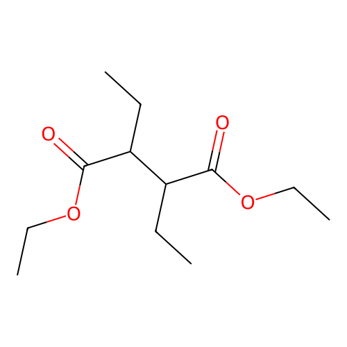 Diethyl 2,3-diethylsuccinate structure