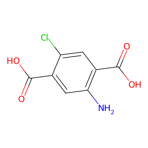 2-Amino-5-chloroterephthalic acid structure