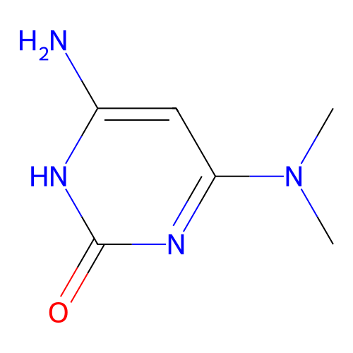 4-Amino-6-(dimethylamino)pyrimidin-2-ol structure