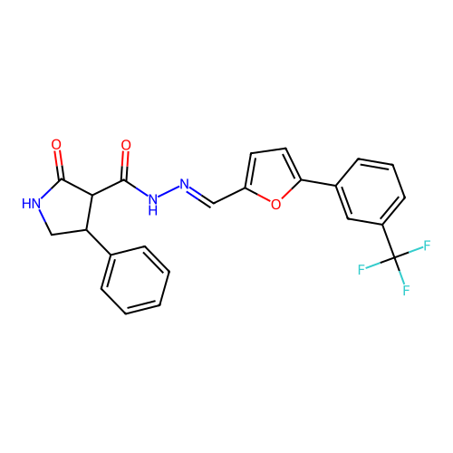 C23H18F3N3O3 structure