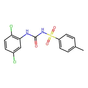 N-[(2,5-dichlorophenyl)carbamoyl]-4-methylbenzenesulfonamide structure