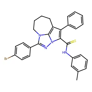 C29H25BrN4S structure