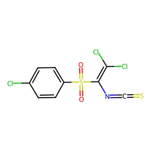 1-Chloro-4-((2,2-dichloro-1-isothiocyanatovinyl)sulfonyl)benzene structure