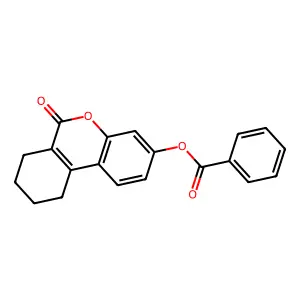 6-Oxo-7,8,9,10-tetrahydrobenzo[c]chromen-3-yl benzoate structure