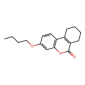 3-Butoxy-7,8,9,10-tetrahydrobenzo[c]chromen-6-one structure