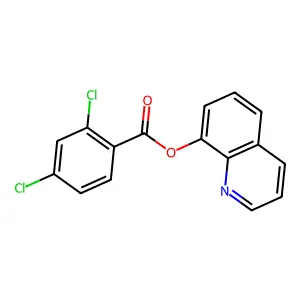 Quinolin-8-yl 2,4-dichlorobenzoate structure