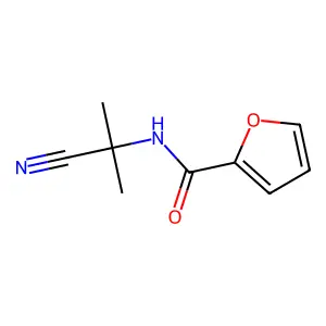 N-(2-cyanopropan-2-yl)furan-2-carboxamide structure