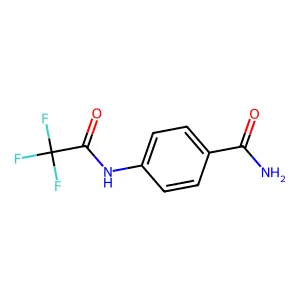 4-[(Trifluoroacetyl)amino]benzamide structure