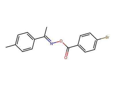 [1-(4-Methylphenyl)ethylideneamino] 4-bromobenzoate structure