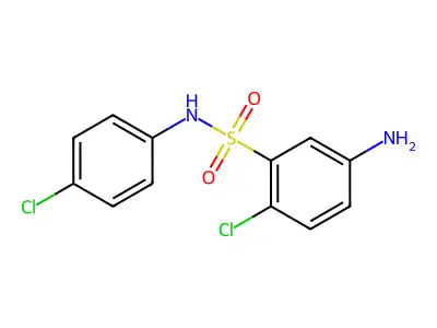 5-Amino-2-chloro-N-(4-chloro-phenyl)-benzenesulfonamide structure