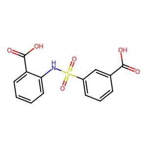 3-[(2-carboxyphenyl)sulfamoyl]benzoic Acid structure
