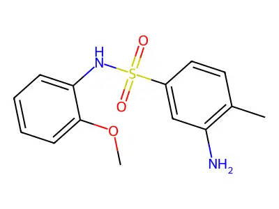 3-amino-N-(2-methoxyphenyl)-4-methylbenzene-1-sulfonamide structure