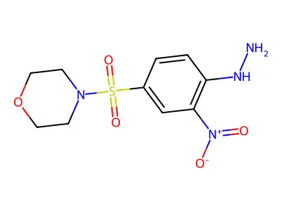 4-(4-Hydrazinyl-3-nitrobenzenesulfonyl)morpholine structure