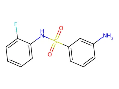 3-Amino-N-(2-fluoro-phenyl)-benzenesulfonamide structure