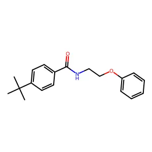 4-tert-butyl-N-(2-phenoxyethyl)benzamide structure