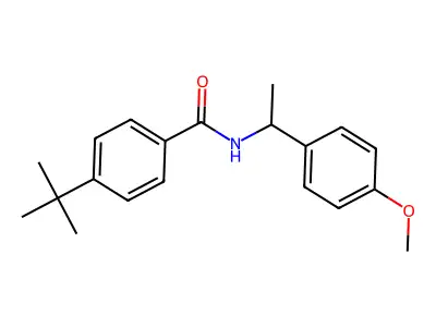 4-tert-butyl-N-[1-(4-methoxyphenyl)ethyl]benzamide structure