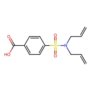 4-[Bis(prop-2-en-1-yl)sulfamoyl]benzoic acid structure