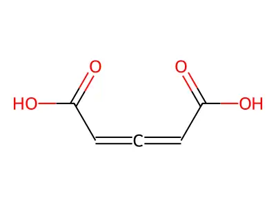 戊二烯二酸 structure