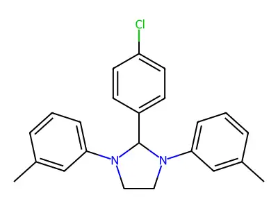 2-(4-Chlorophenyl)-1,3-bis(3-methylphenyl)imidazolidine structure