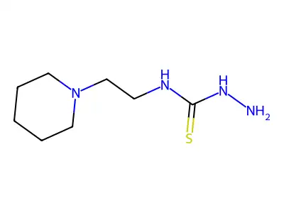 4-(2-Piperidinoethyl)-3-thiosemicarbazide structure
